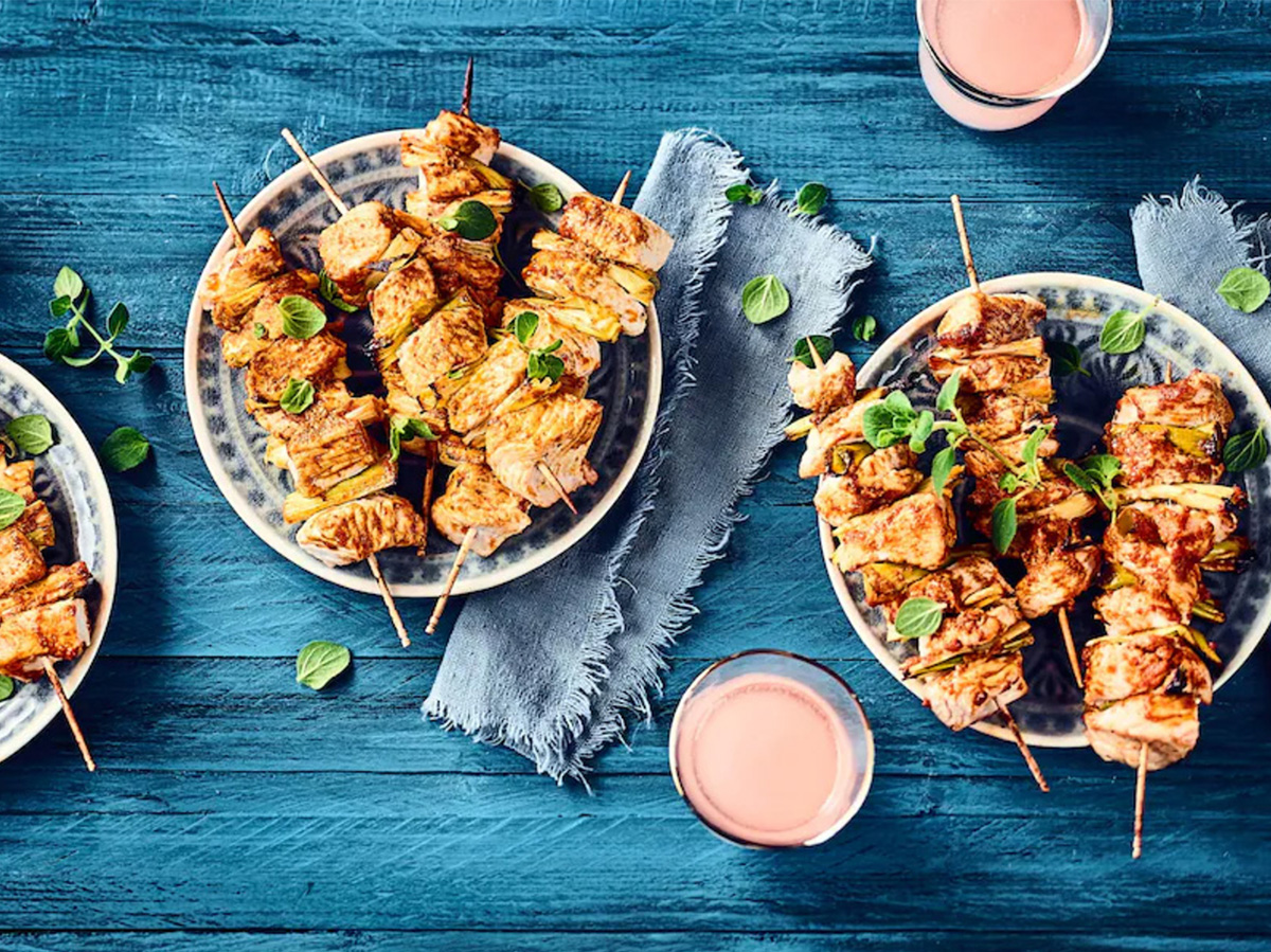  Tandoori-Putenspieße Rezept EDEKA Sommer